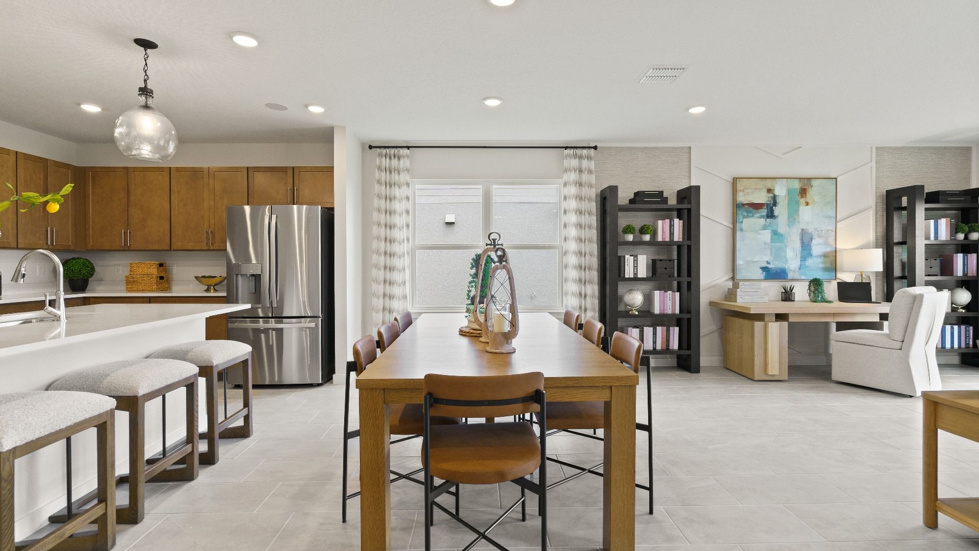 Castaway Model in Willowbrook North Dining Area by DRB Homes in Winter Haven FL