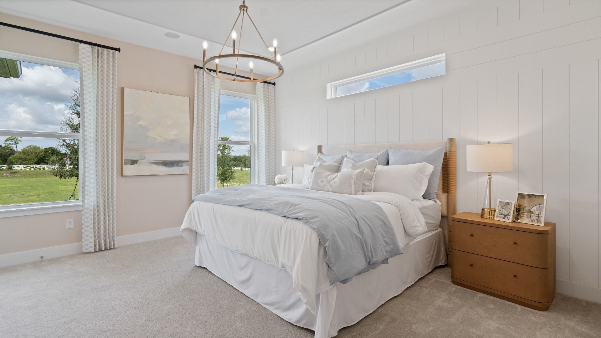 Primary First floor bedroom of the Sweetgum Model at Trailside in Mount Dora