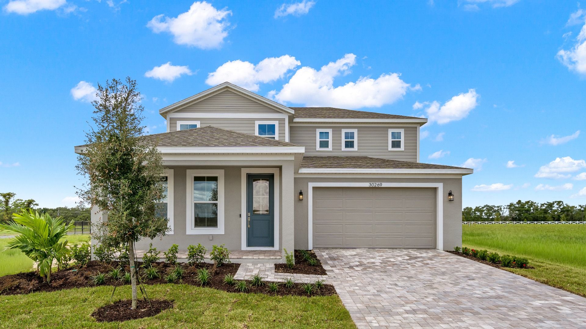 The Sweetgum two story home in Trailside in Mount Dora by DRB Homes