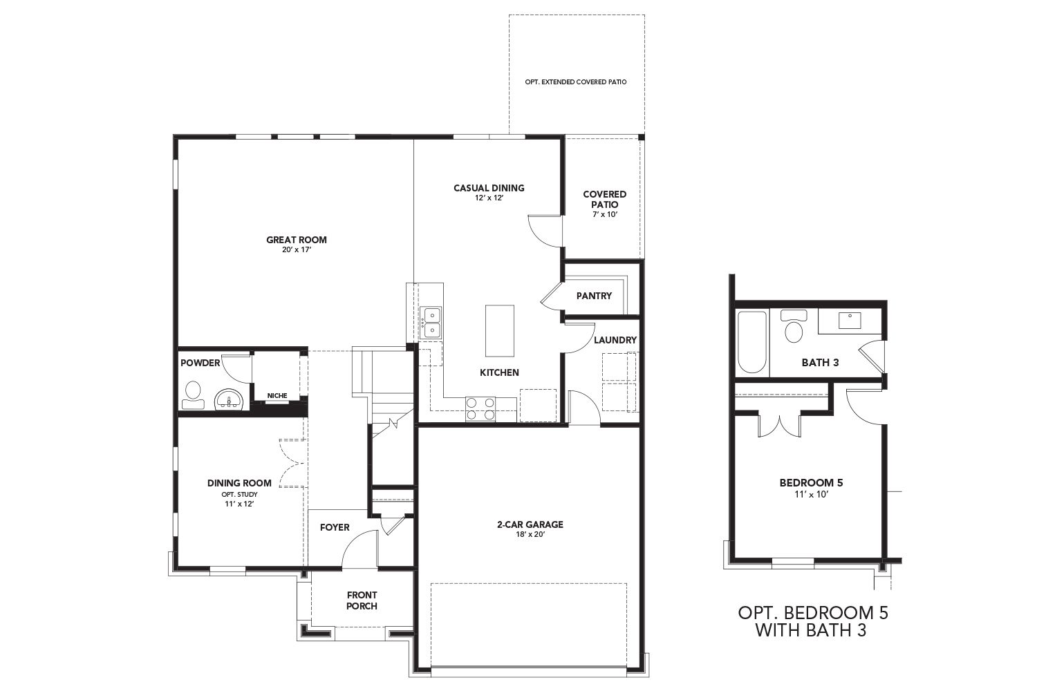 Discover modern luxury in this single-family home's architectural design, featuring elegant layouts.