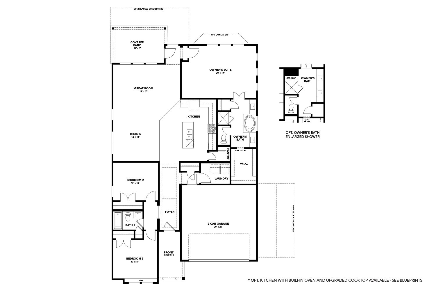 Discover modern elegance at Spring Creek, featuring luxury finishes within this impeccably designed home.  FLOOR PLAN LA