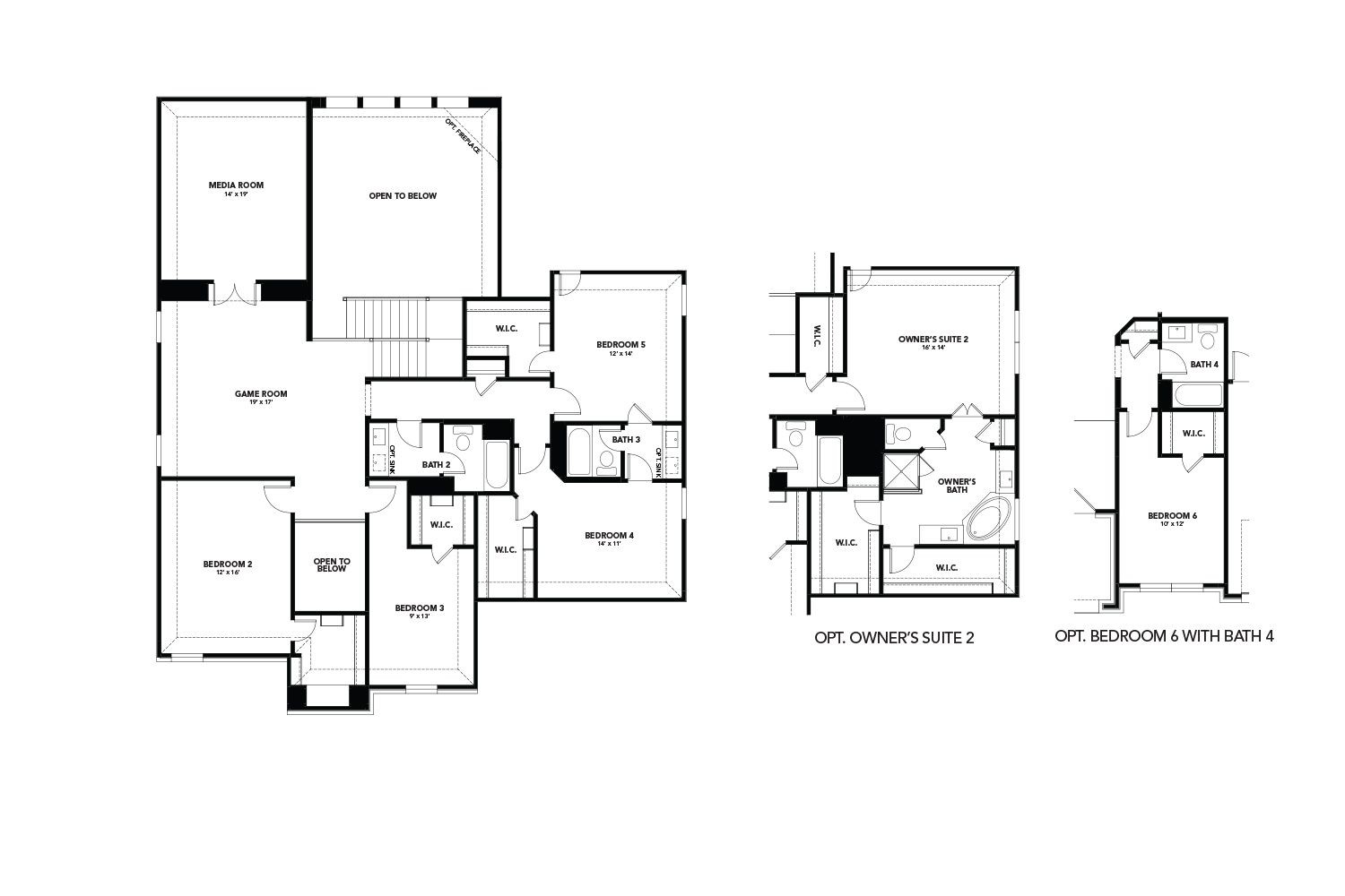 Explore luxury in Cornell's architectural designs, offering 3 – 4 distinct single-family home facades.