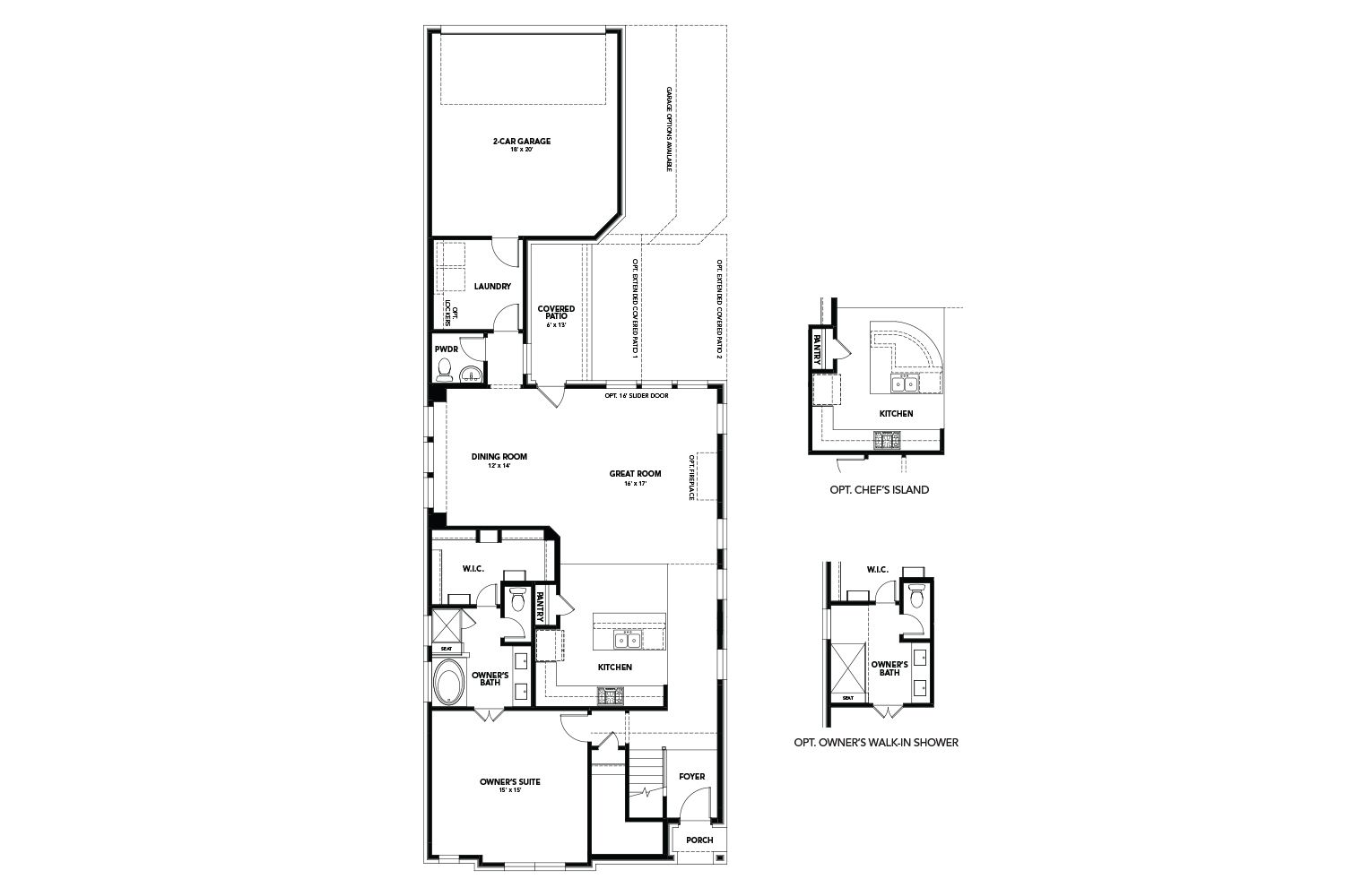 Discover luxury architecture in this elegantly designed single-family home layout.