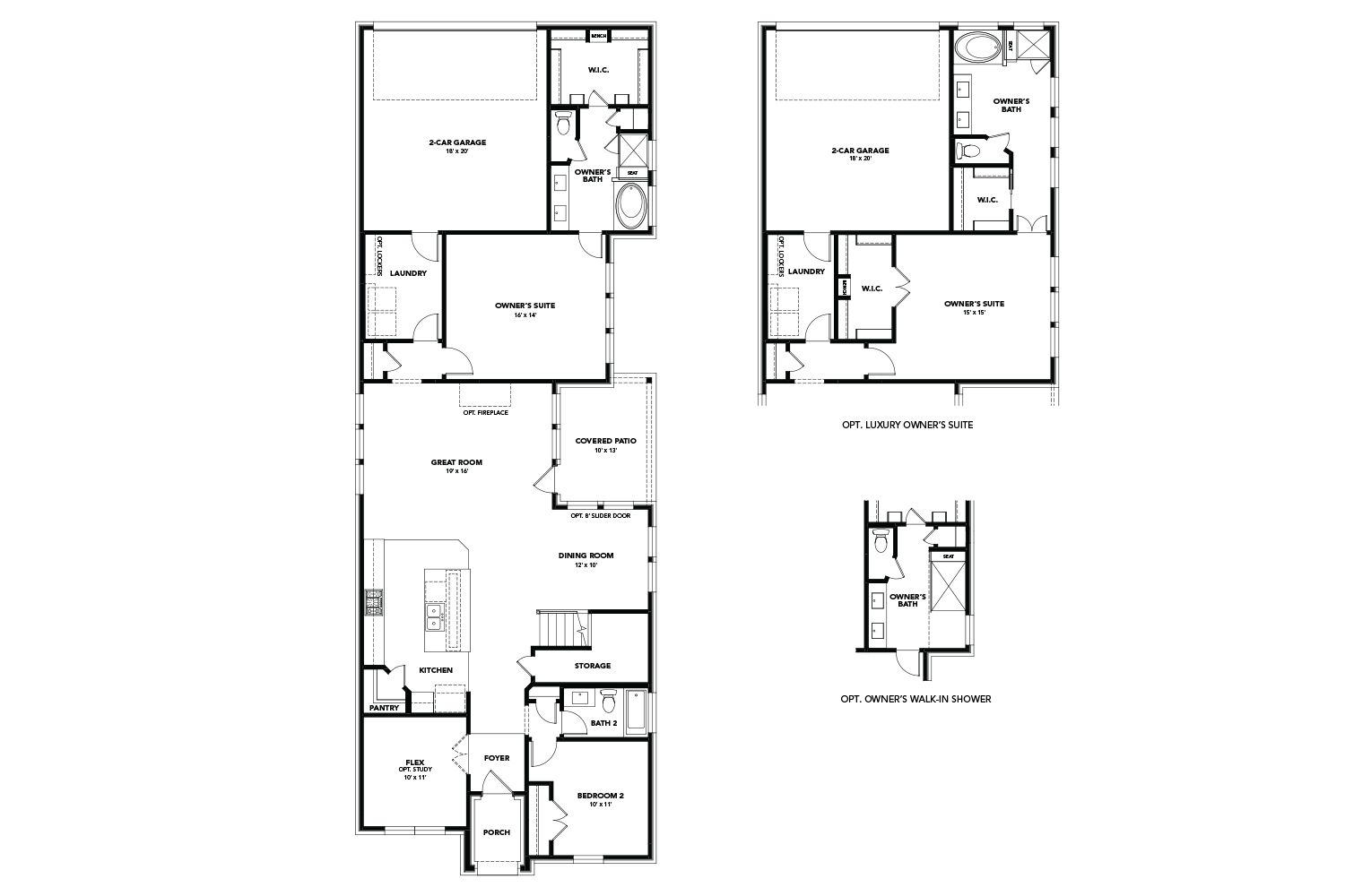 Explore luxury living with this architecturally refined home design showcasing 4 – 5 beds and 3 – 4 baths.