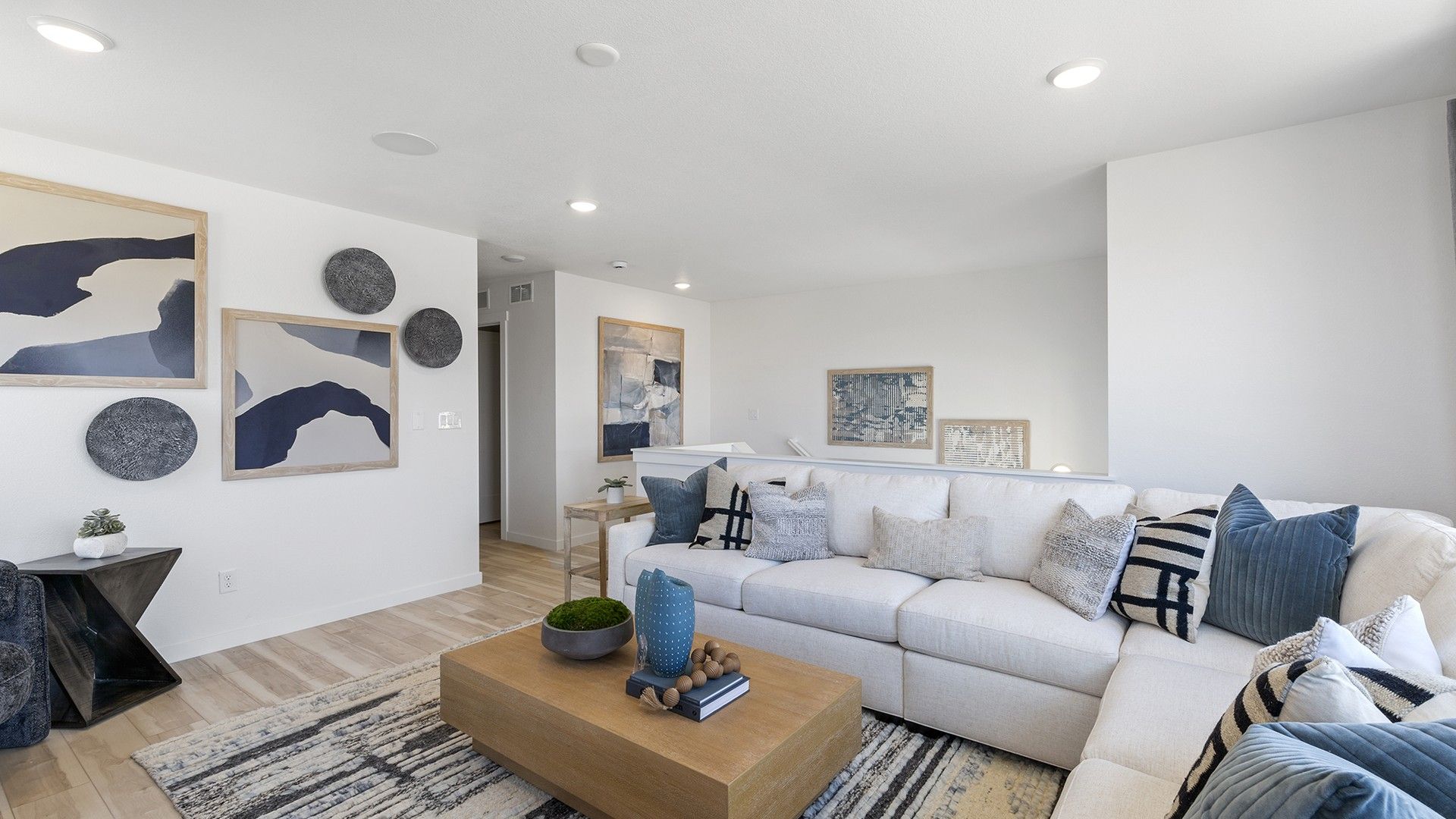 Experience luxury in residential architecture with this elegant, modern single-family home design.