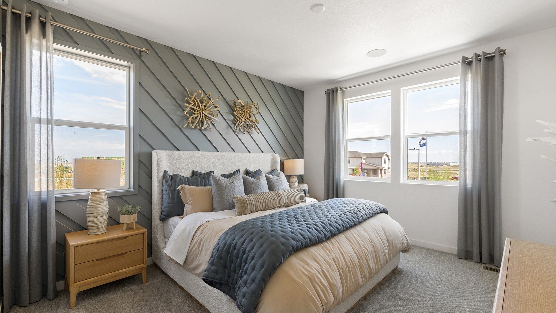 Experience luxurious residential design with contemporary architectural elegance in this stylish single-family home.