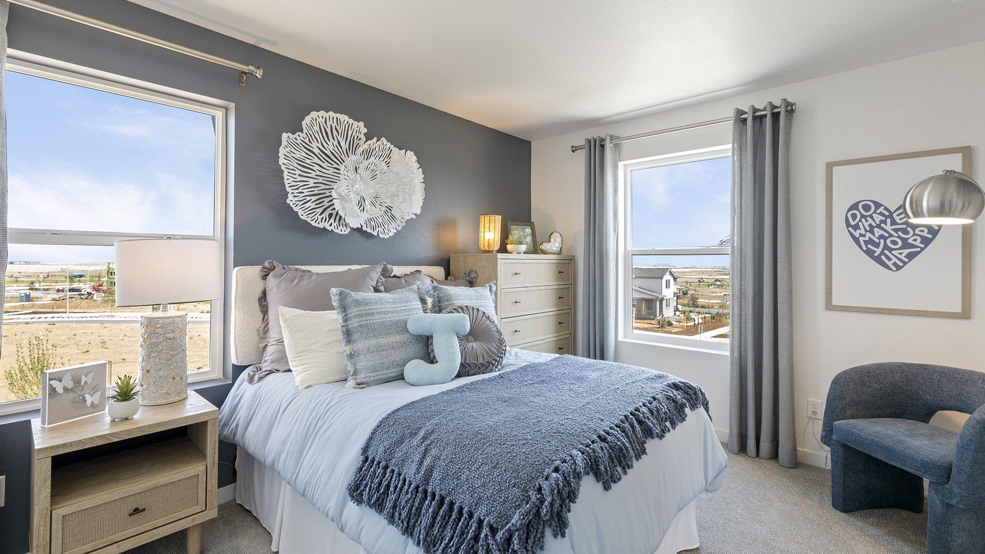 Elegant residential architecture with exquisite design, creating a luxurious and serene home environment.
