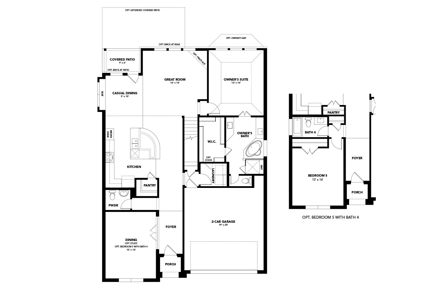 Experience luxury in Magnolia's single-family home design featuring elegant residential architecture and flexible layouts.