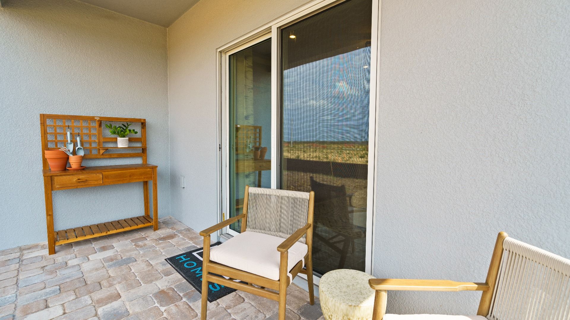Atlantic Model back lenai furnished, by DRB Homes at Willowbrook North