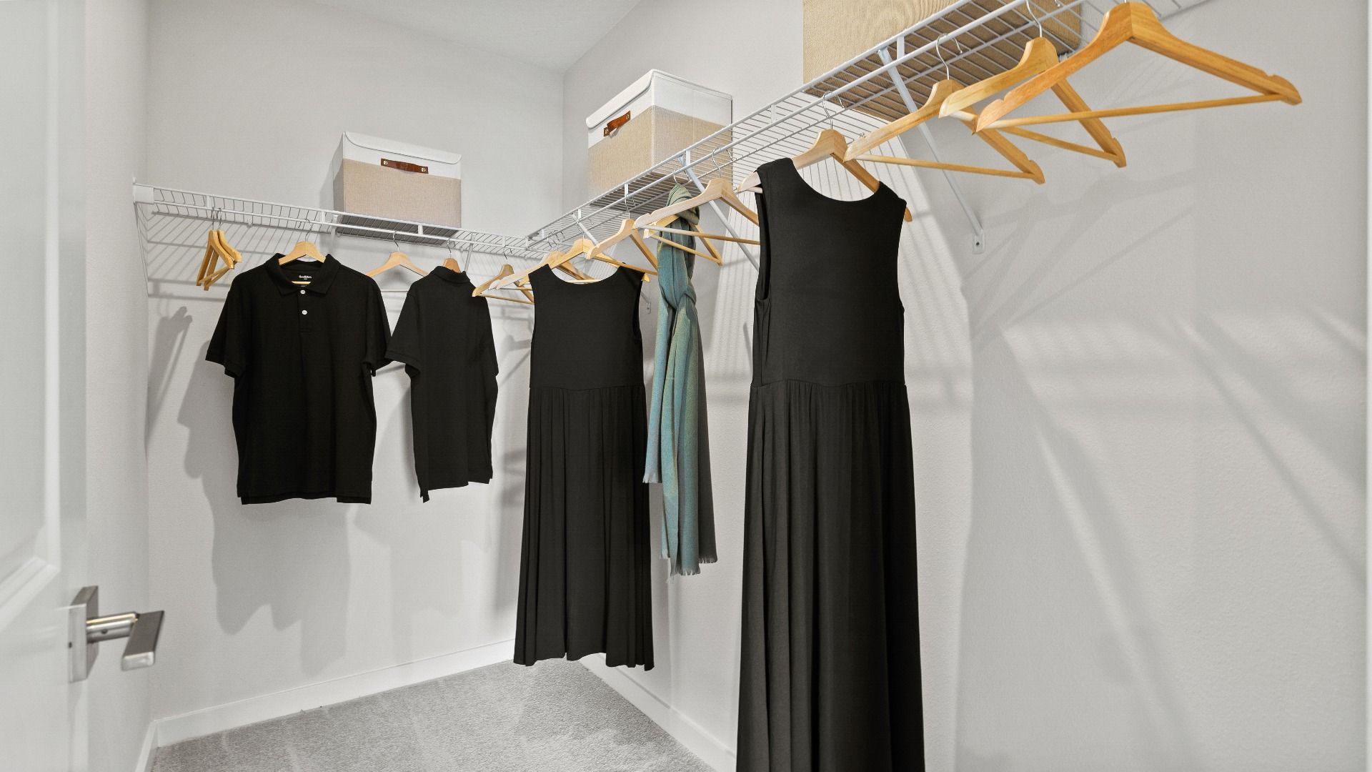 The Atlantic Model by DRB Homes Primary Suite walk-in closet located in Winter Haven, FL