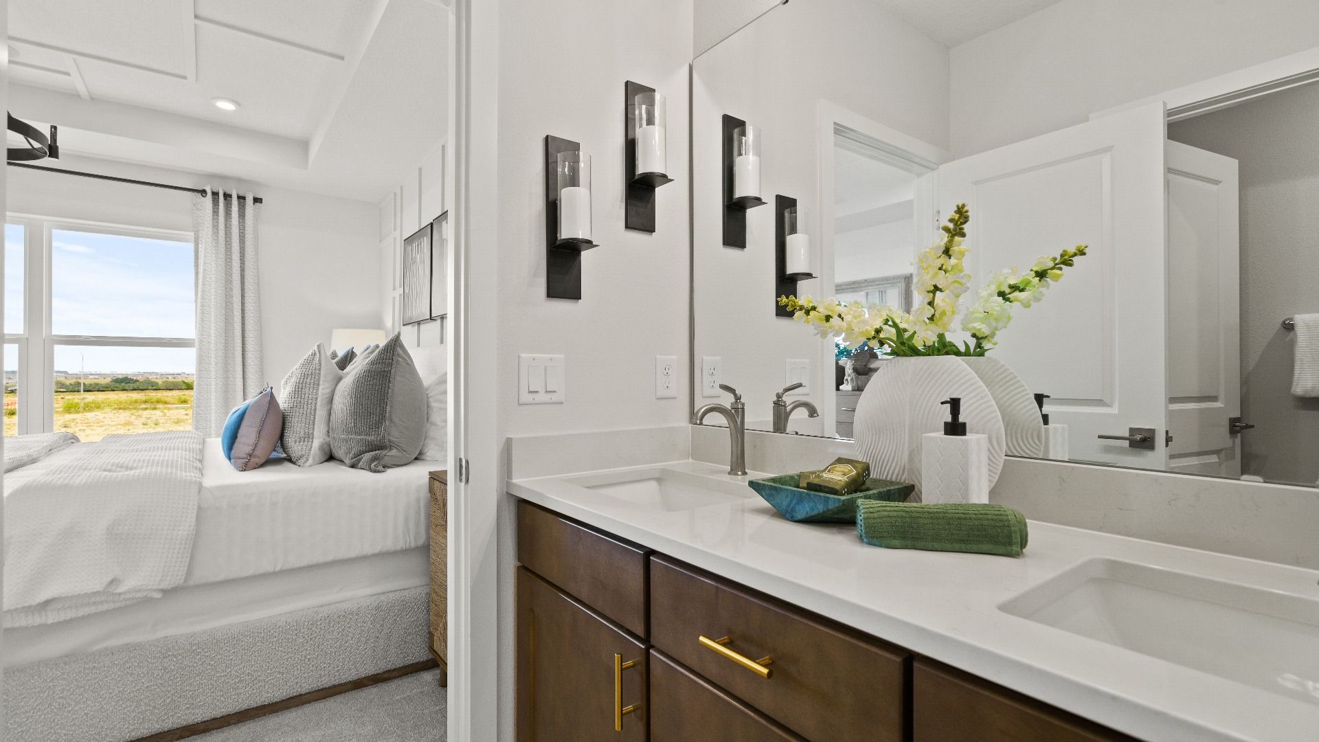 The Atlantic Model by DRB Homes Primary en Suite Bath located in Winter Haven, FL