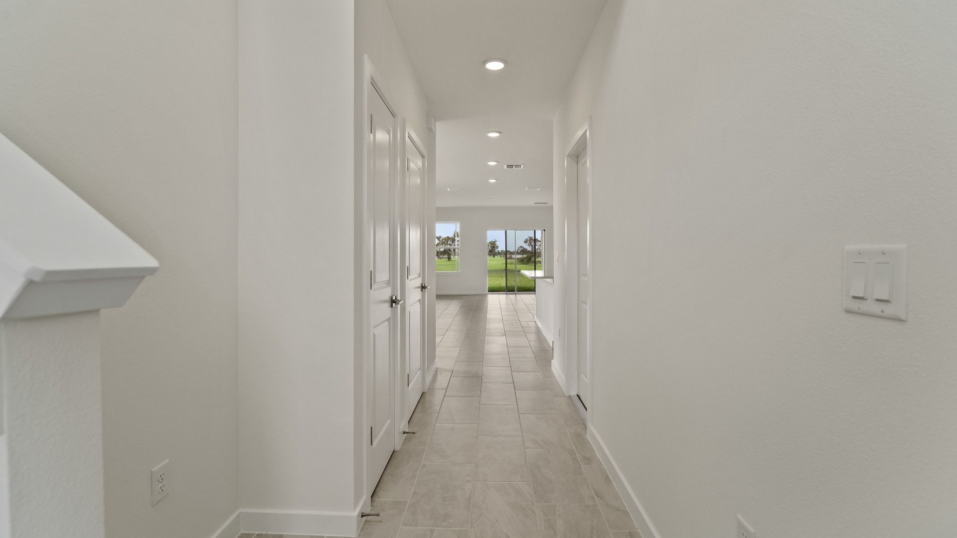 The Naples Entryway Hall Quick Move-In Home at Willowbrook North by DRB Homes in Winter Haven, FL