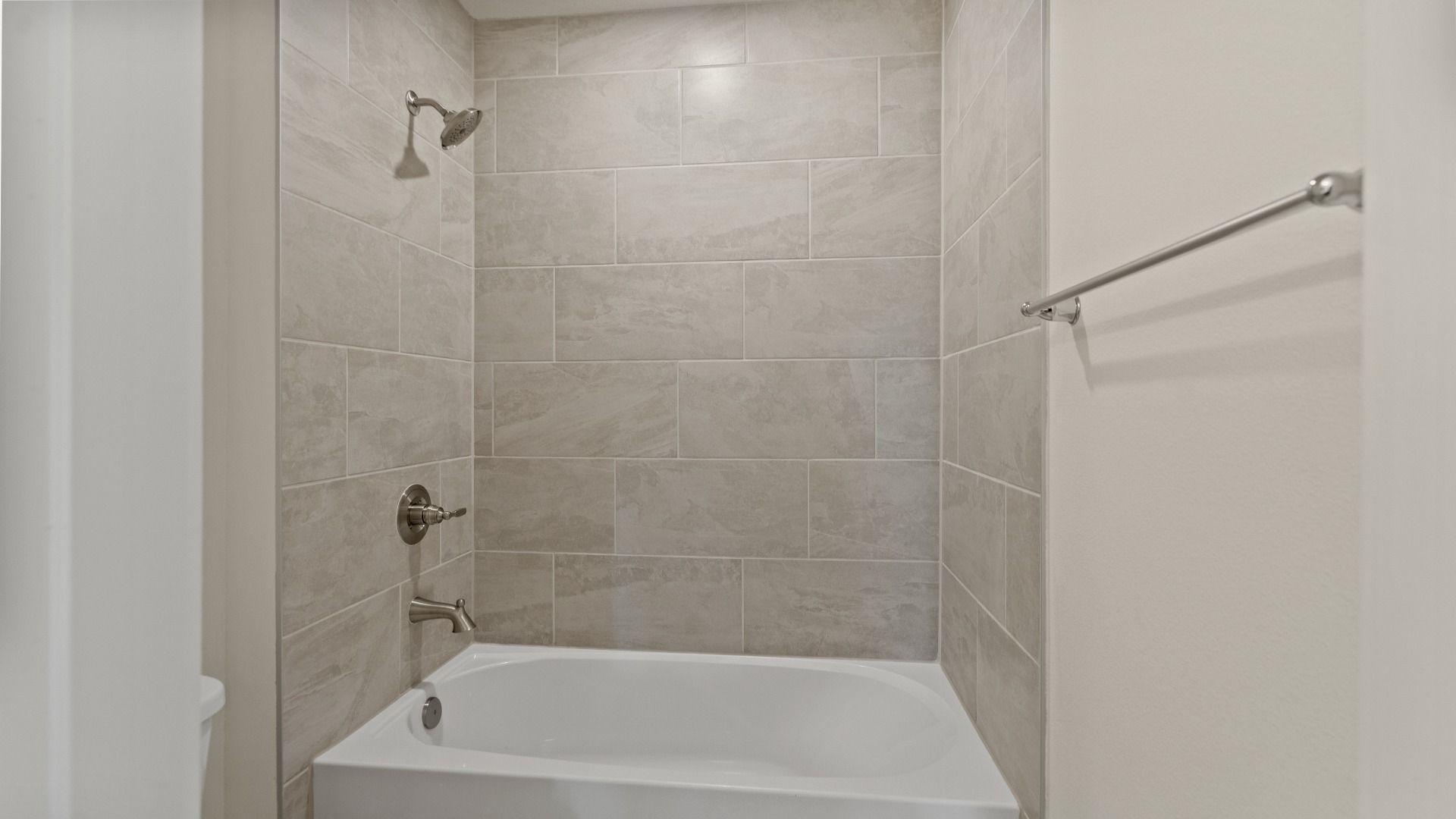 The Naples Second Floor Second Bathroom in Quick Move-In Home at Willowbrook North by DRB Homes in Winter Haven, FL
