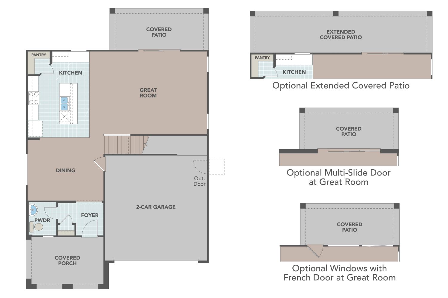Explore luxury residential architecture with a modern single-family home floor plan–4 beds, 2.5 baths.
