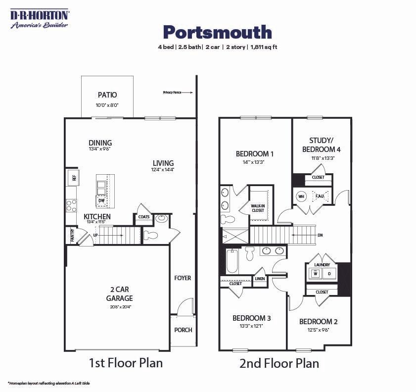 casa en Willow Grove por D.R. Horton
