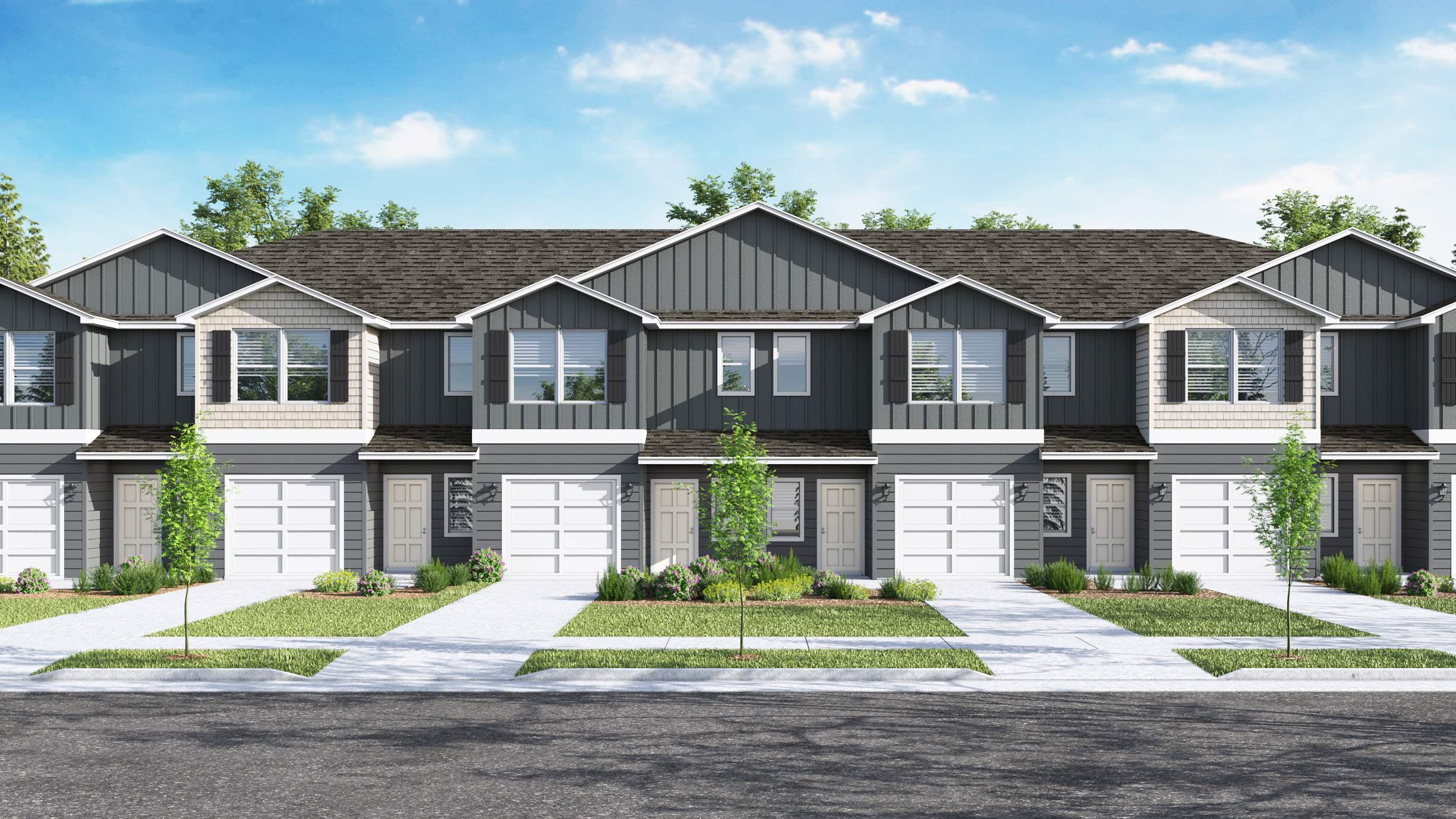 The Palm B - Pelican Landing Townhomes: Ocean Springs, Mississippi - D.R. Horton