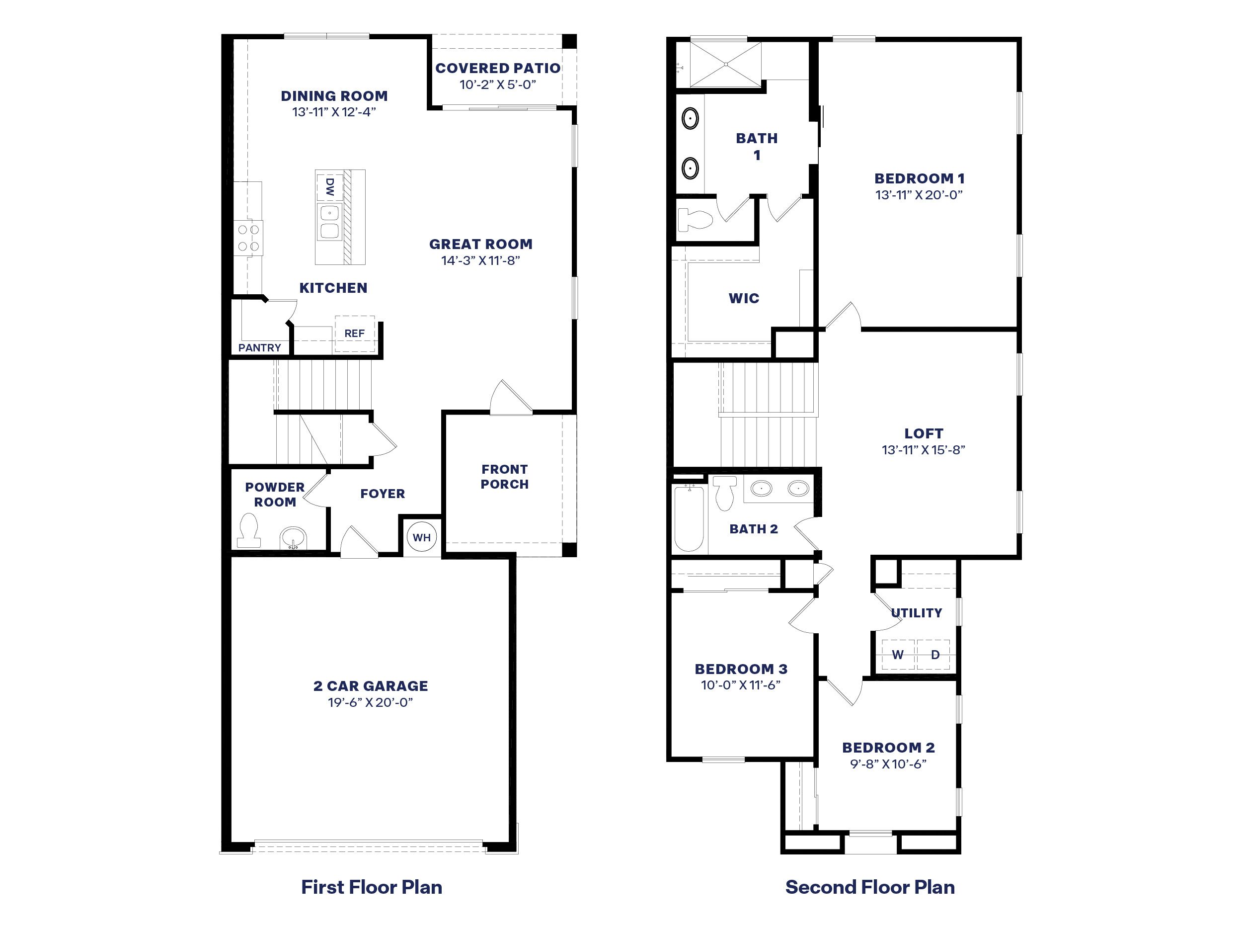 casa en Talinn Towns at Desert Ridge por D.R. Horton Basic