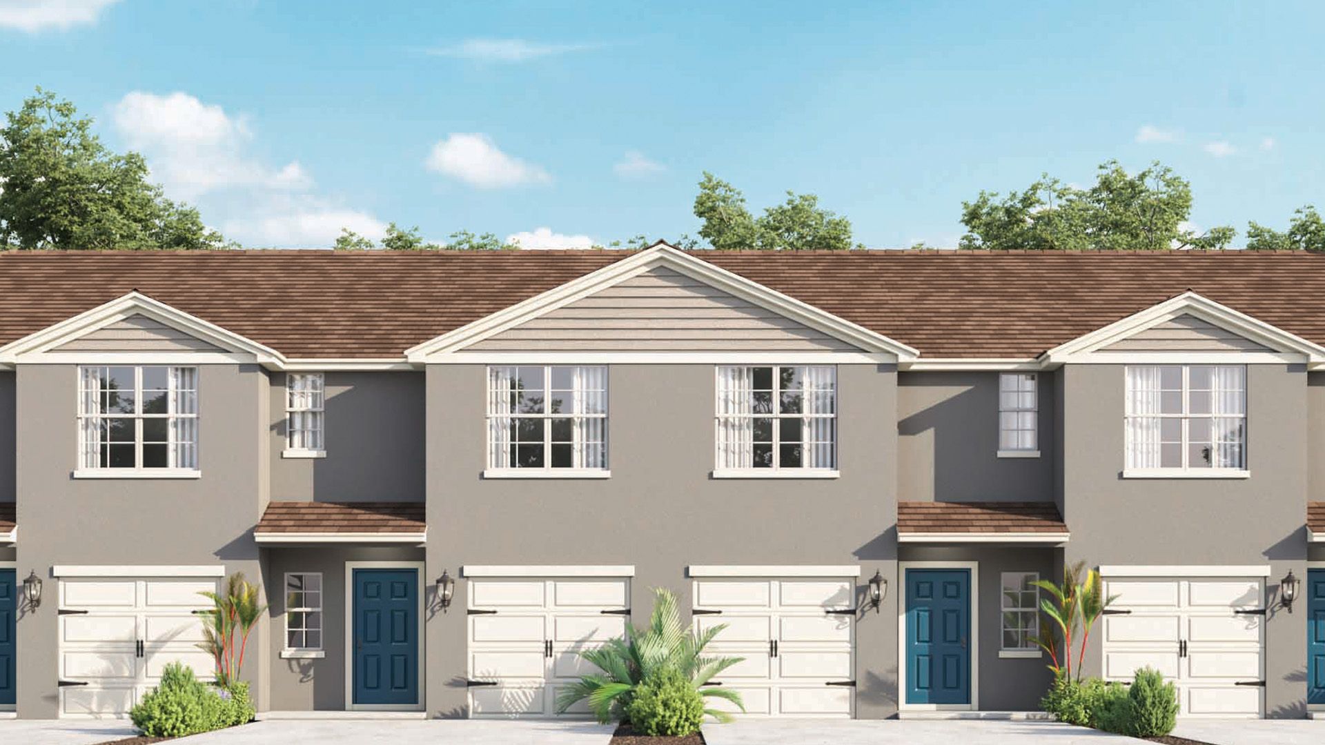 Pearson - End Unit - The Vineyards Townhomes: Holly Hill, Florida - D.R. Horton