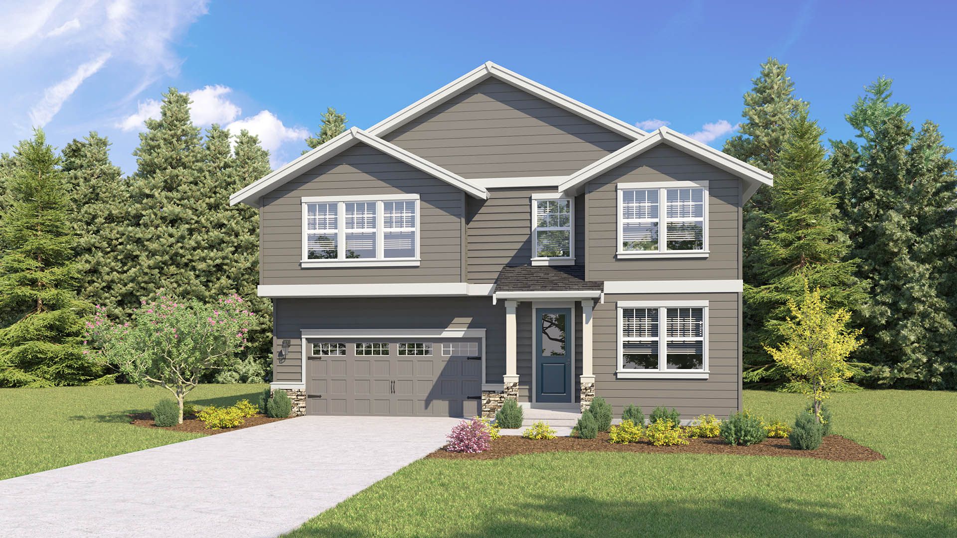 Wolf Point por D.R. Horton en Tacoma Washington