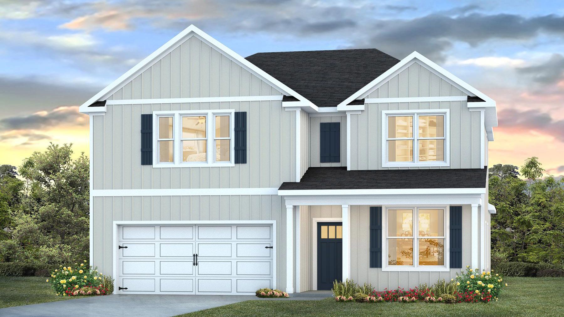 The Embry - Preserve at Russell Crossing: Pensacola, Alabama - D.R. Horton Basic