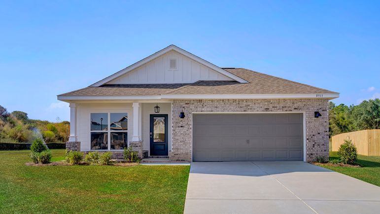 JULIA WITH 2 CAR GARAGE - Paxton Farms: Foley, Alabama - D.R. Horton