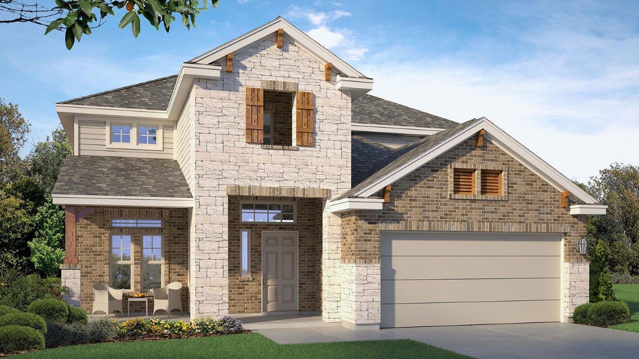 Three Creeks - Colt Creek por D.R. Horton en Killeen Texas