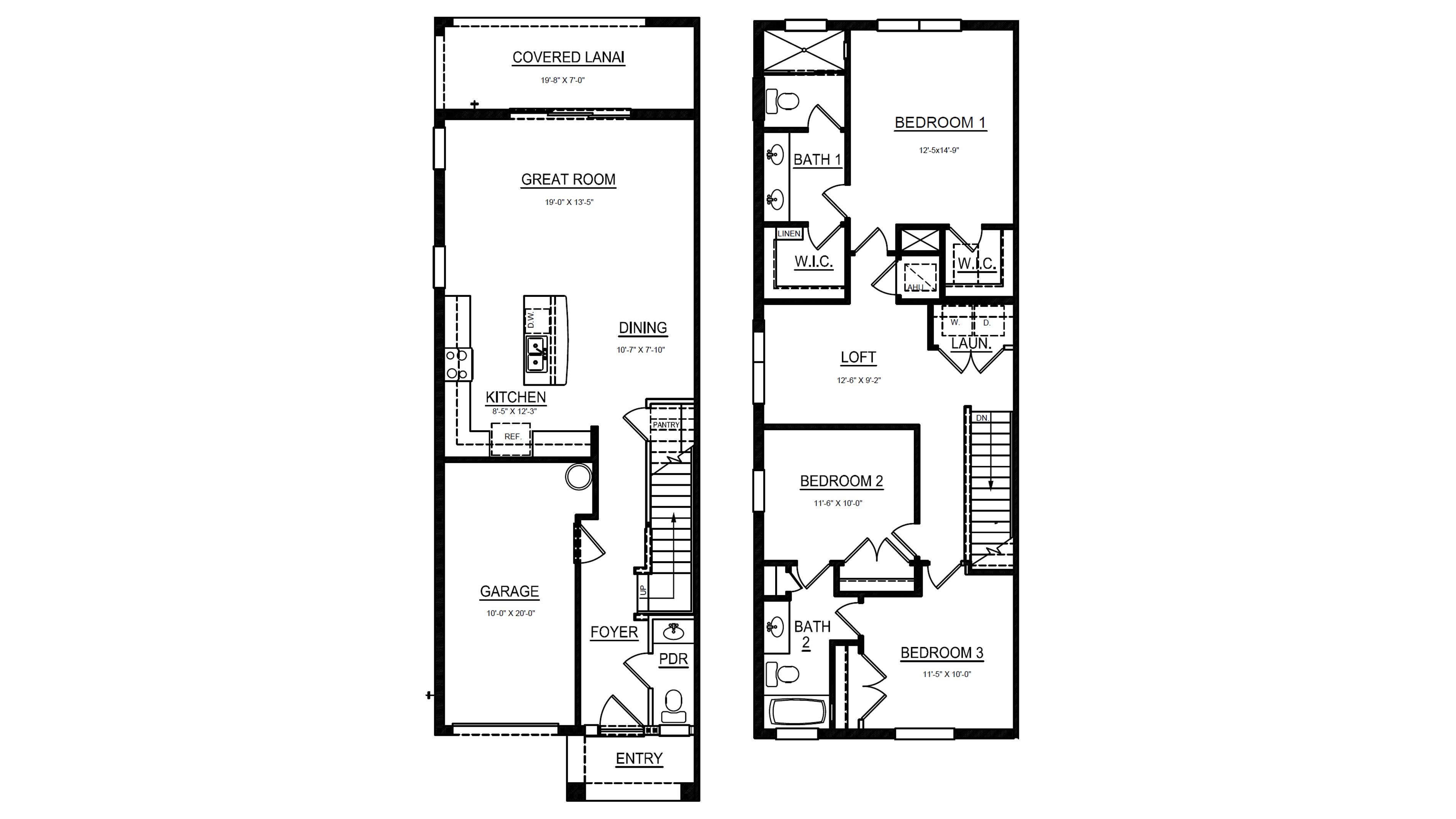 casa en Sanctuary at Citrus Park Townhomes por D.R. Horton