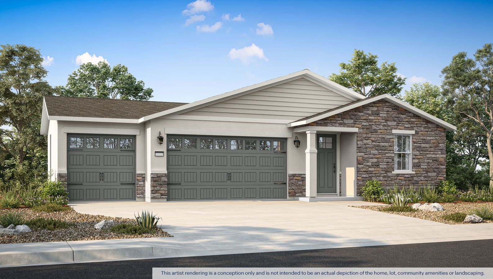 Sterling Manor II por D.R. Horton Basic en Bakersfield California