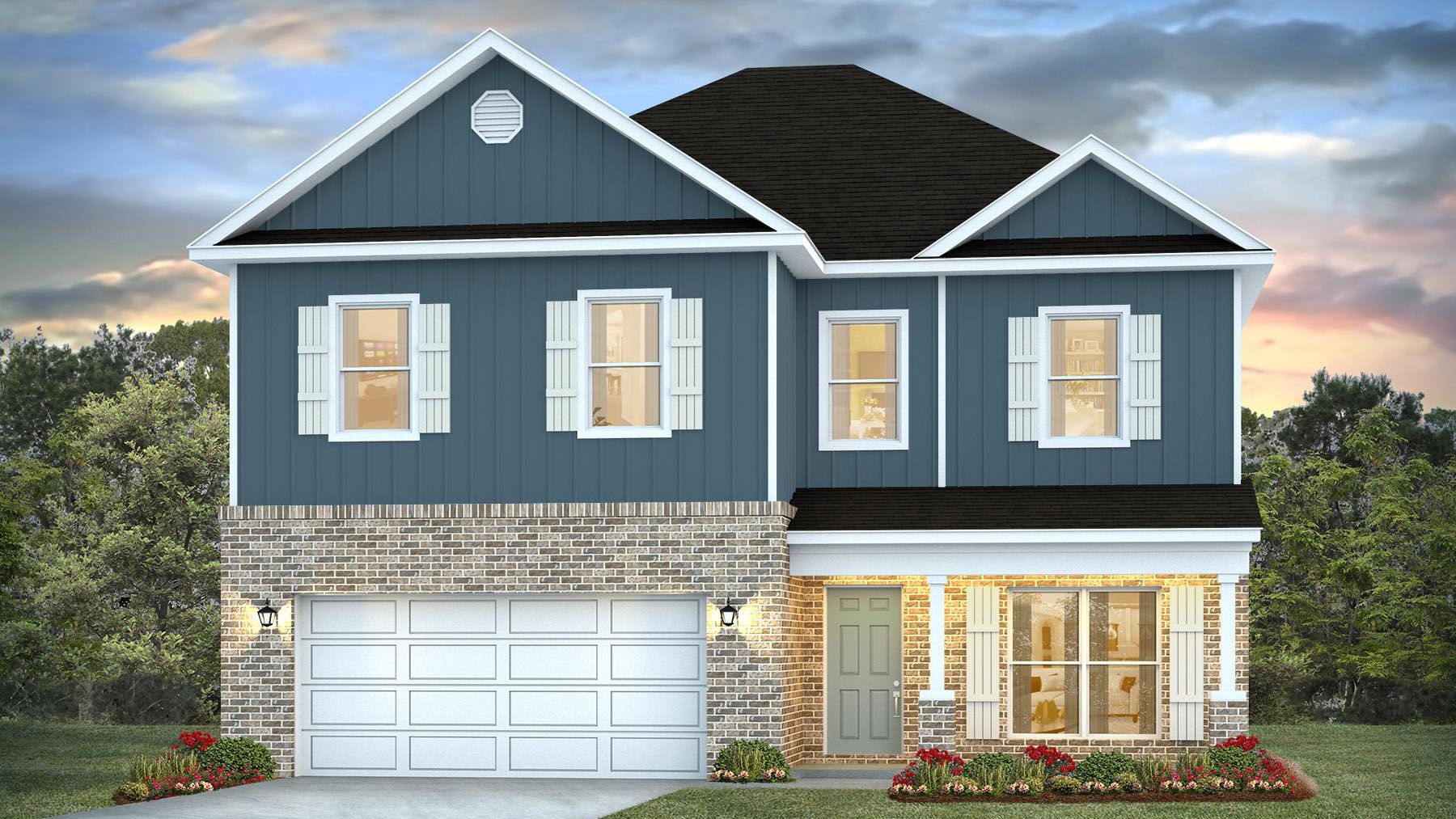 The Ryleigh - Deer Ridge Crossing: Gulf Breeze, Florida - D.R. Horton