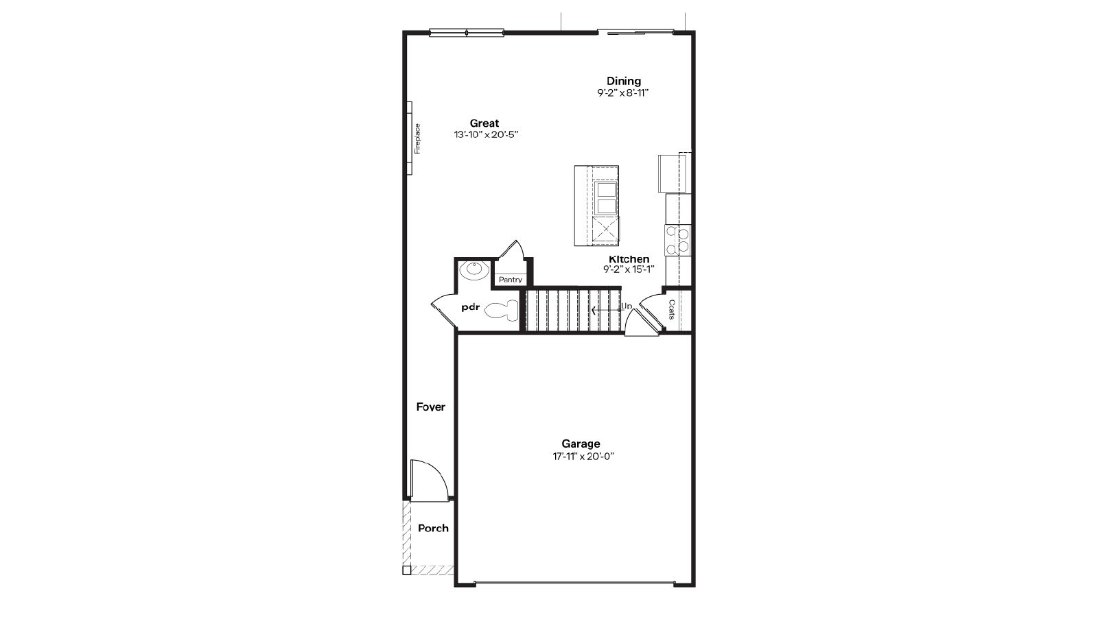 casa en Banks Landing Townhomes por D.R. Horton