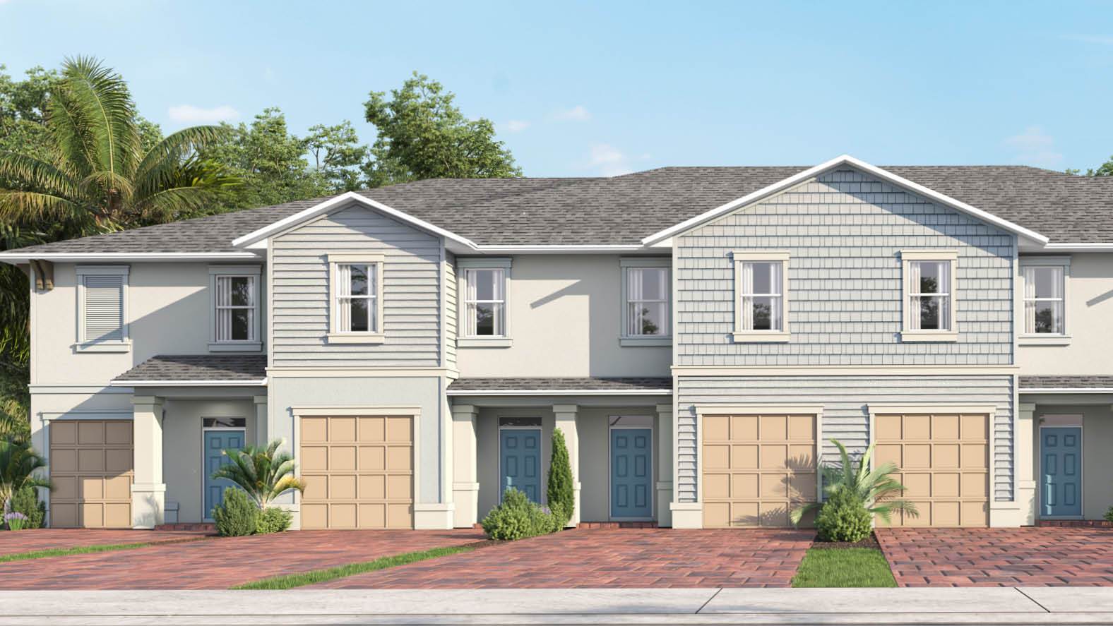 Glen - Central Park Townhomes: Port St Lucie, Florida - D.R. Horton