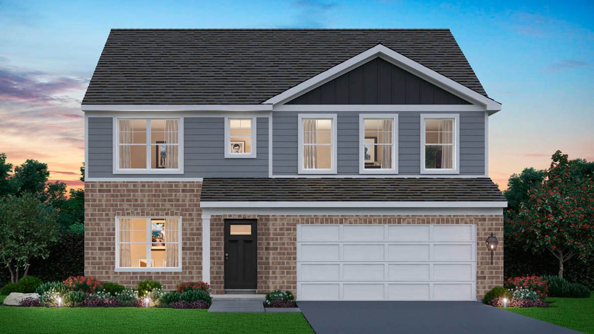 Oak Ridge Traditional Single Family por D.R. Horton en Chicago Illinois