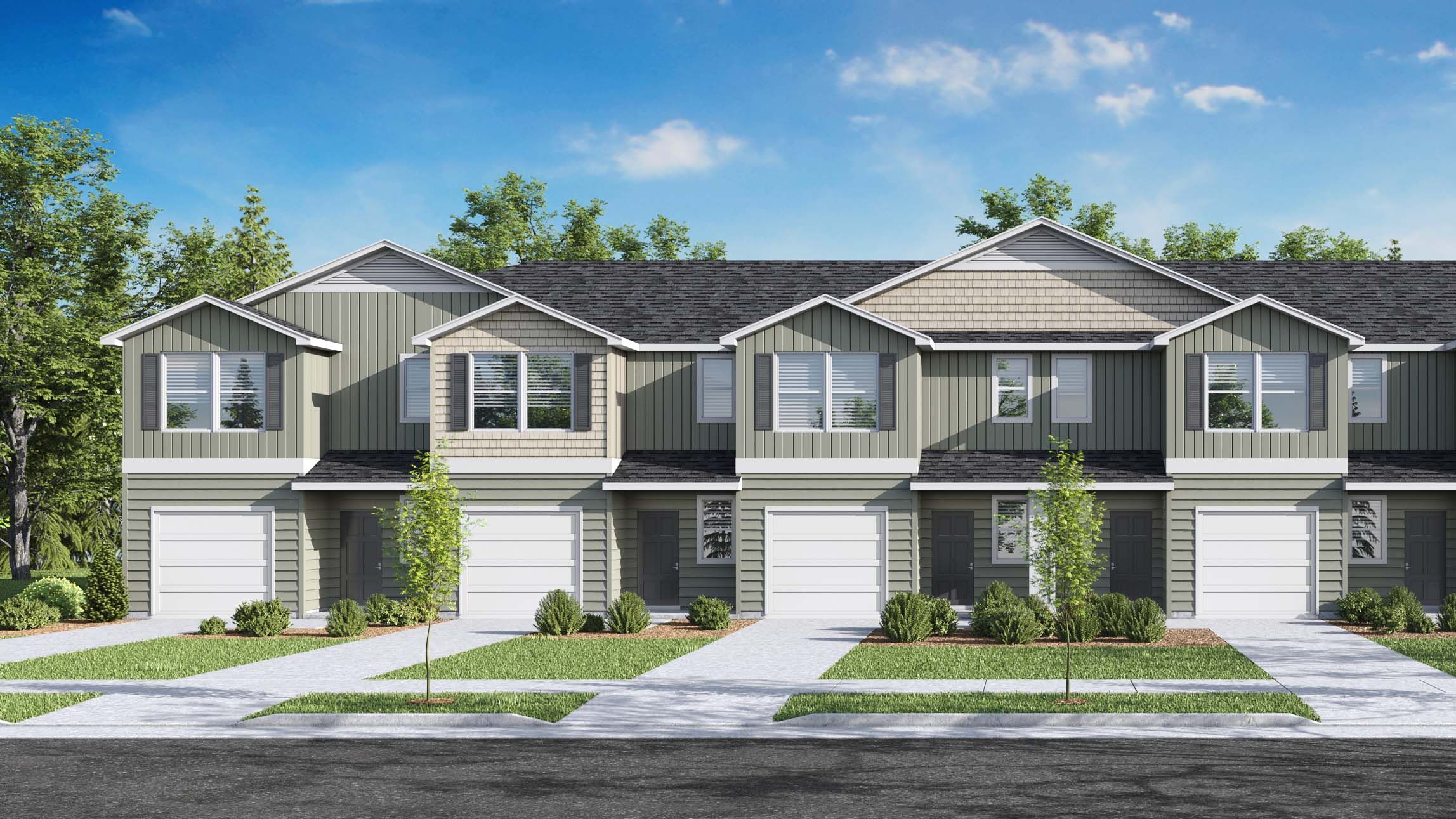 Harper Grove Townhomes por D.R. Horton en Biloxi Mississippi