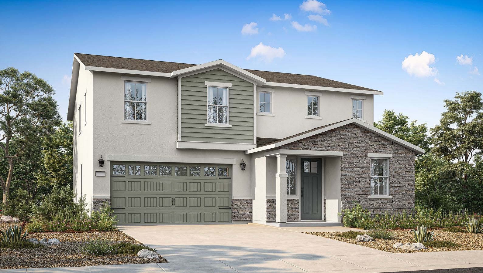 Shepherds Ranch por D.R. Horton Basic en Visalia California