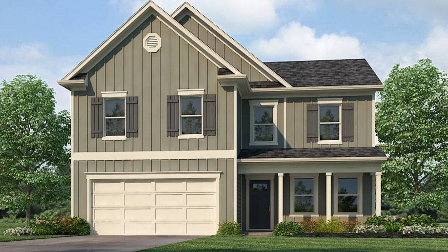 The Bralen - Wright Farms: Springville, Alabama - D.R. Horton Basic