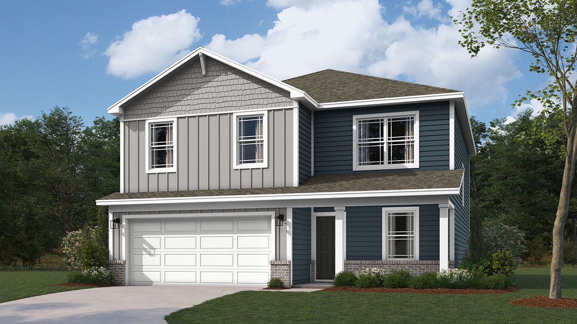 Bellamy - Parkview Village: Greenfield, Indiana - D.R. Horton Basic