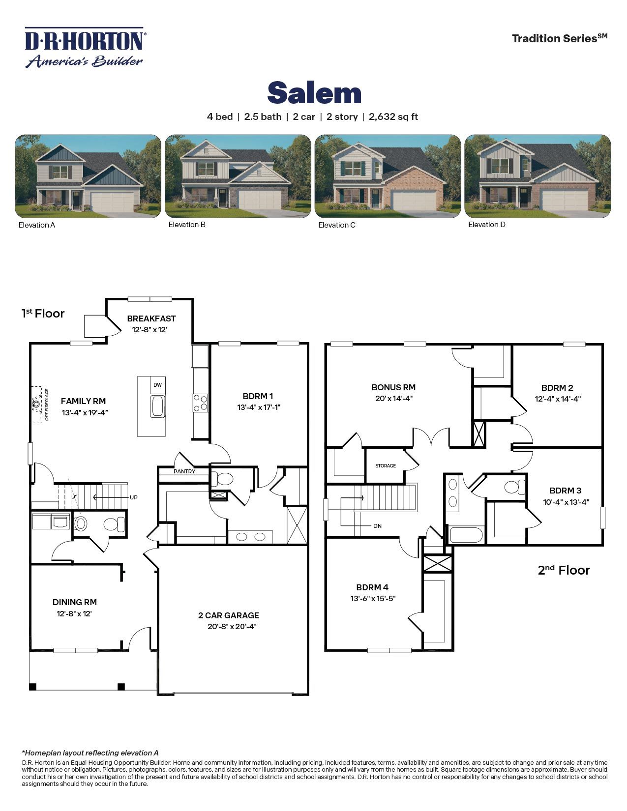 casa en Jack's Crossing por D.R. Horton Basic