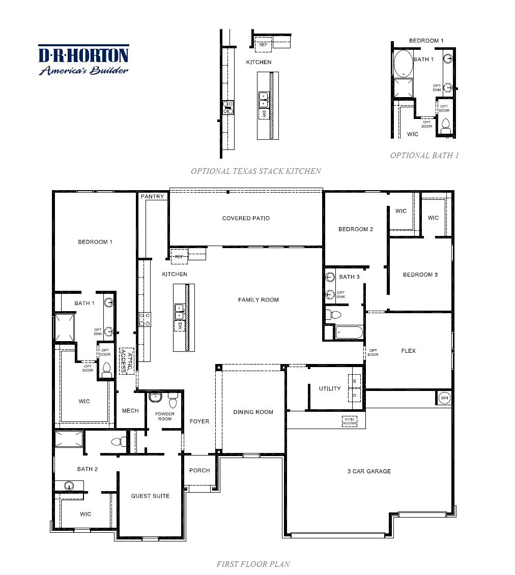 casa en Blue Heron Estates por D.R. Horton Basic