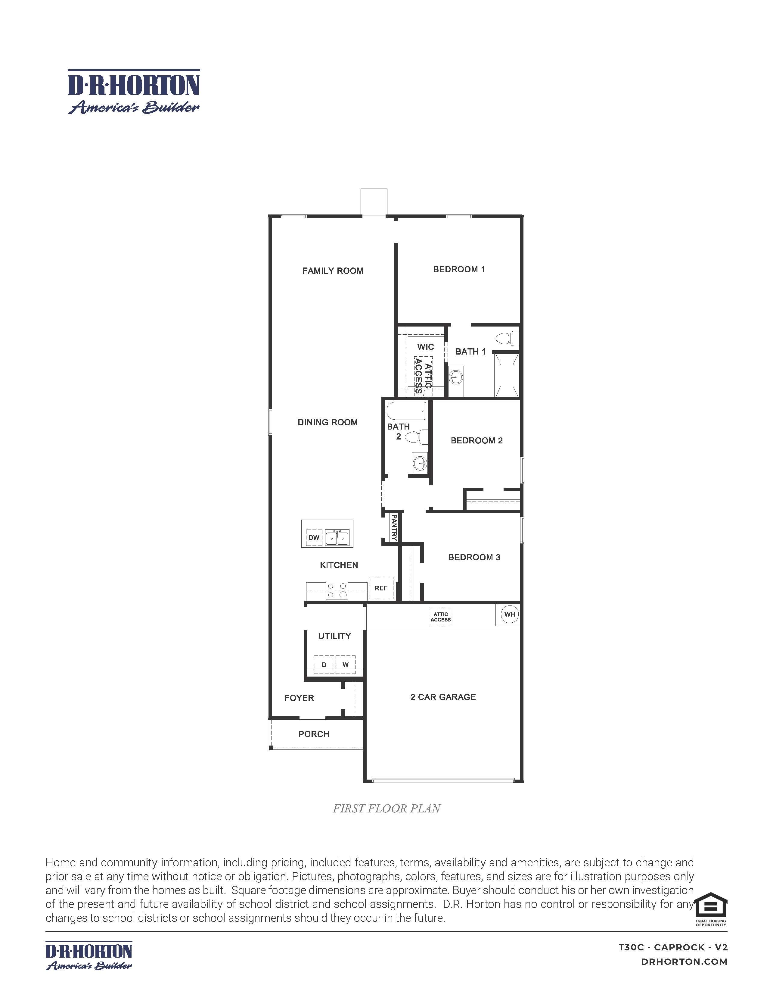 CAPROCK - Garver Heights: Houston, Texas - D.R. Horton Basic
