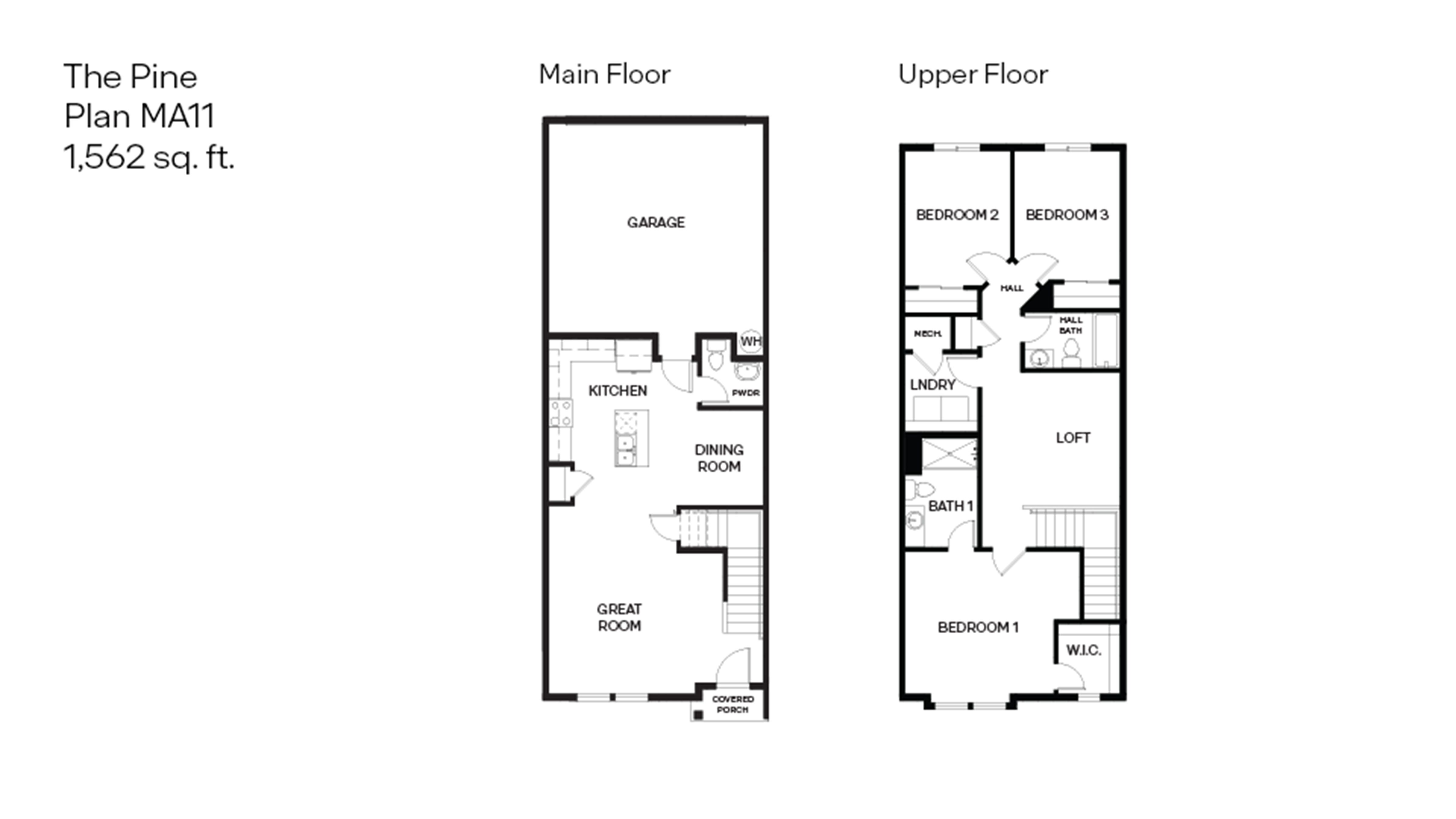 Pine - Stevens Ranch Townhomes: Bend, Oregon - D.R. Horton