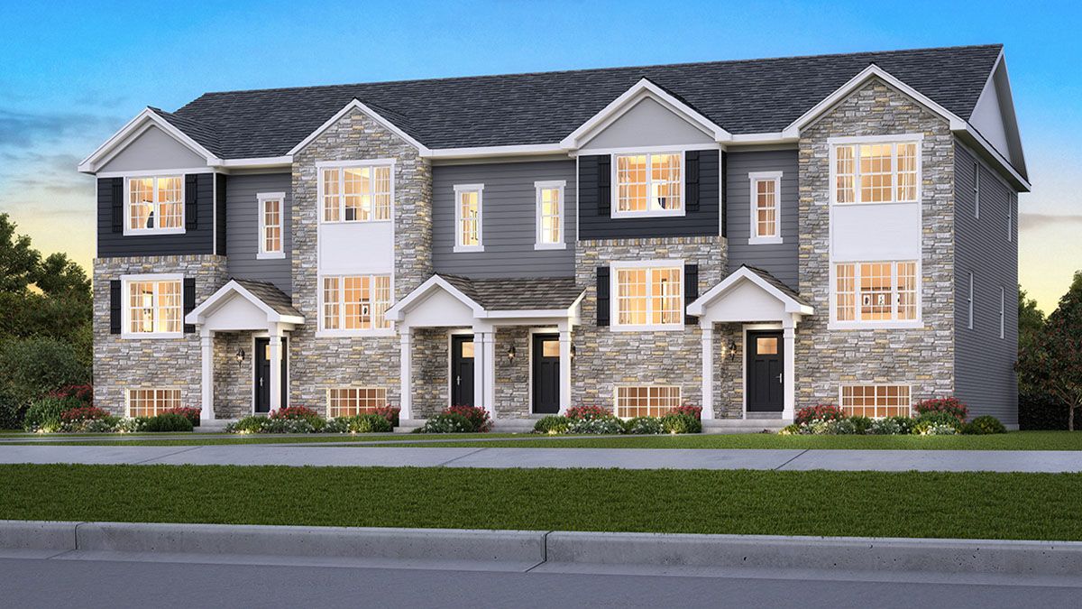 GARFIELD - The Grasslands Townhomes: Bartlett, Illinois - D.R. Horton