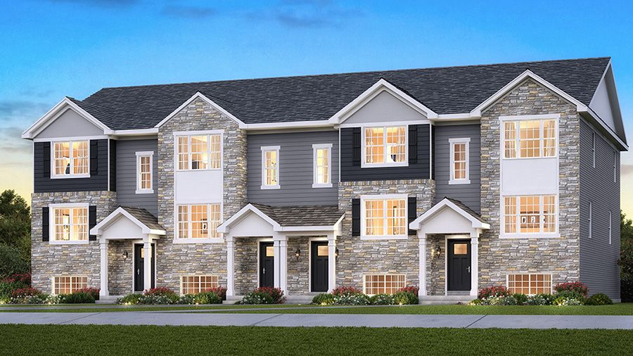 GARFIELD - The Grasslands Townhomes: Bartlett, Illinois - D.R. Horton