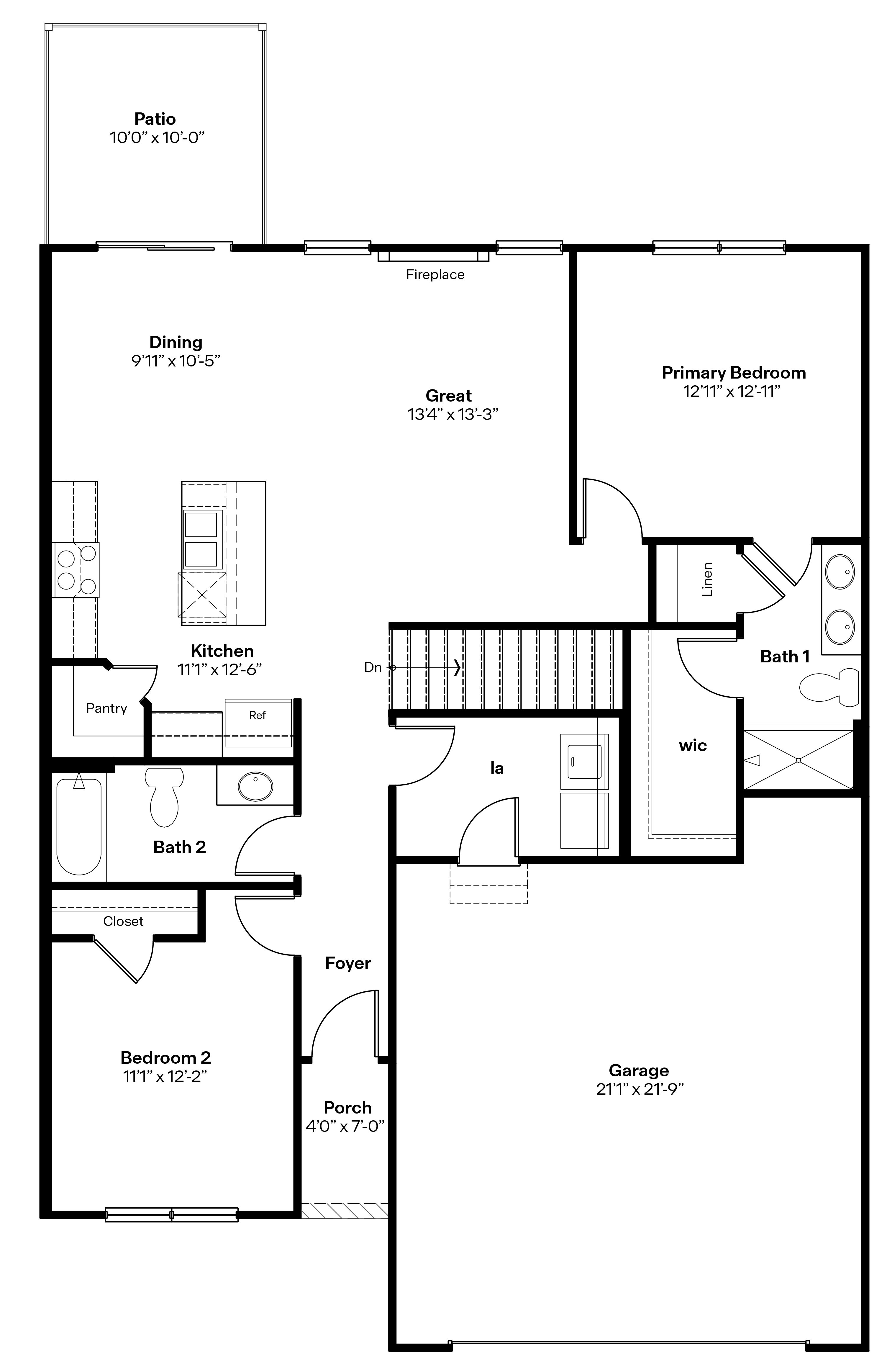 Jack - Three Lakes Twinhomes: Des Moines, Iowa - D.R. Horton
