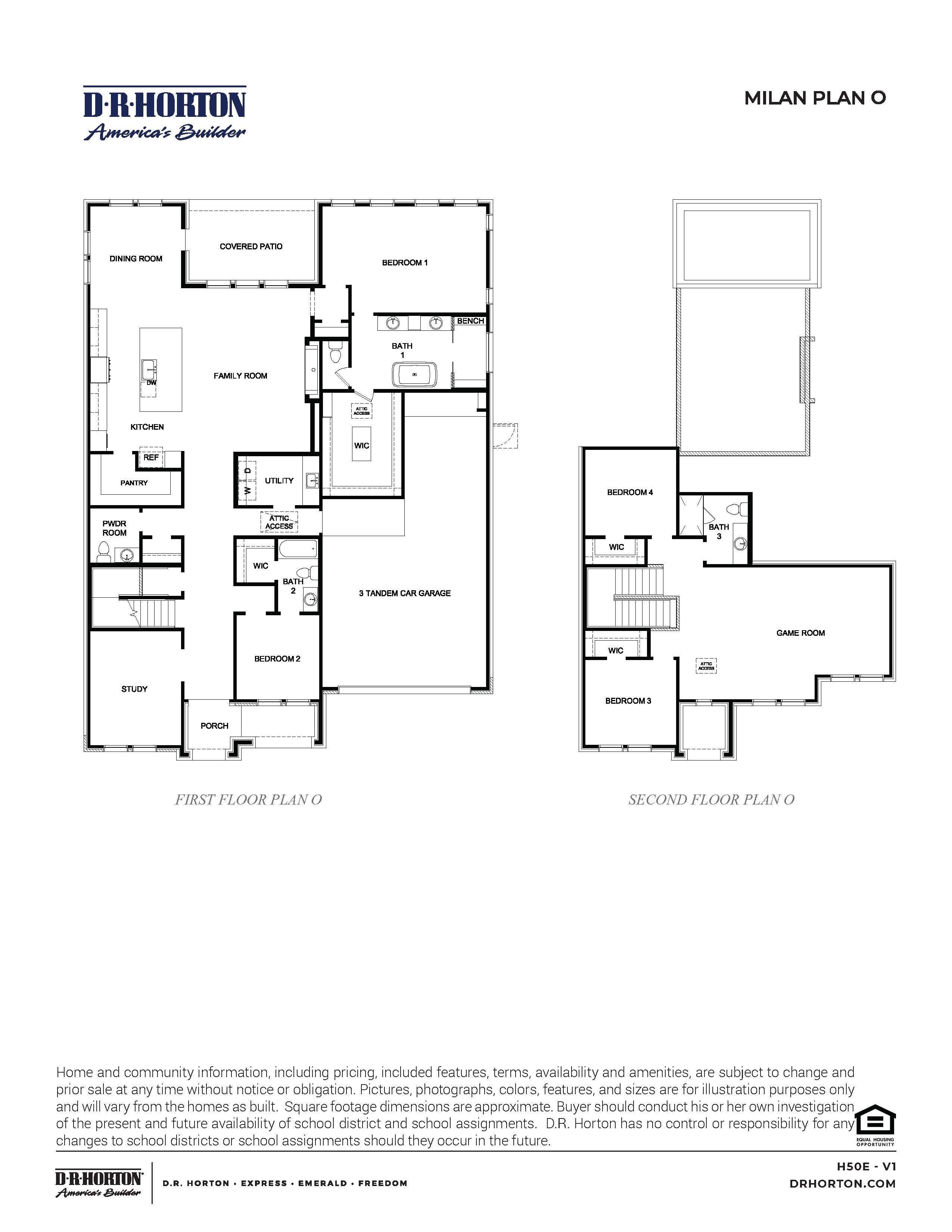 casa en Friendswood Trails 60' Homesites por D.R. Horton Basic