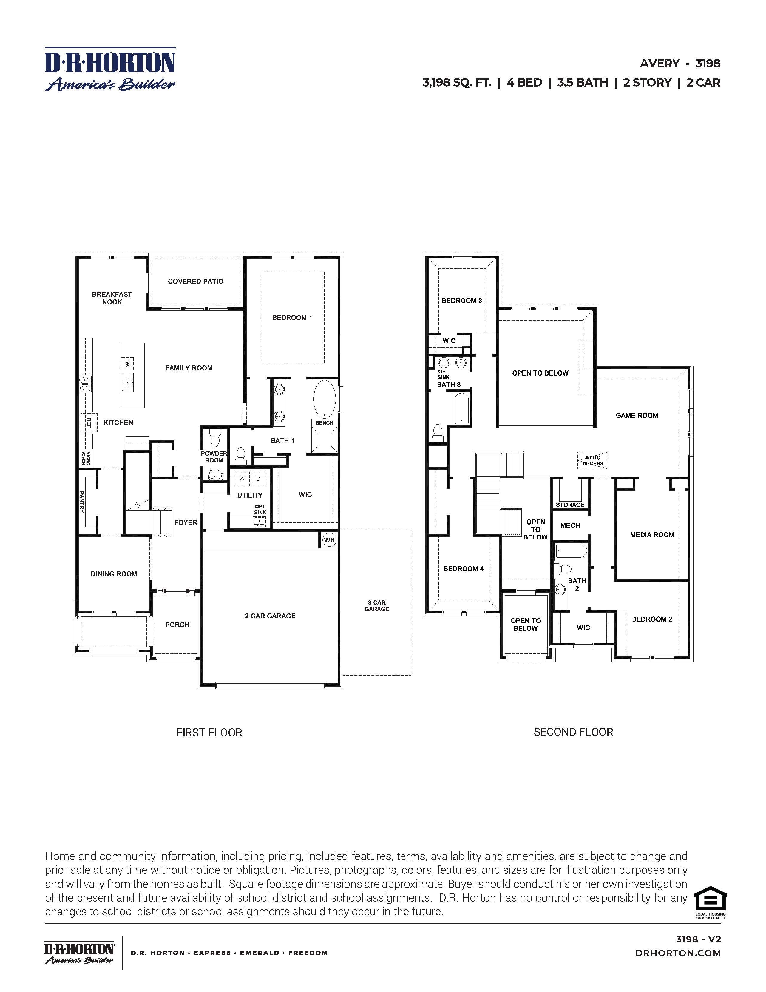 casa en Westland Ranch 50' Homesites por D.R. Horton Basic