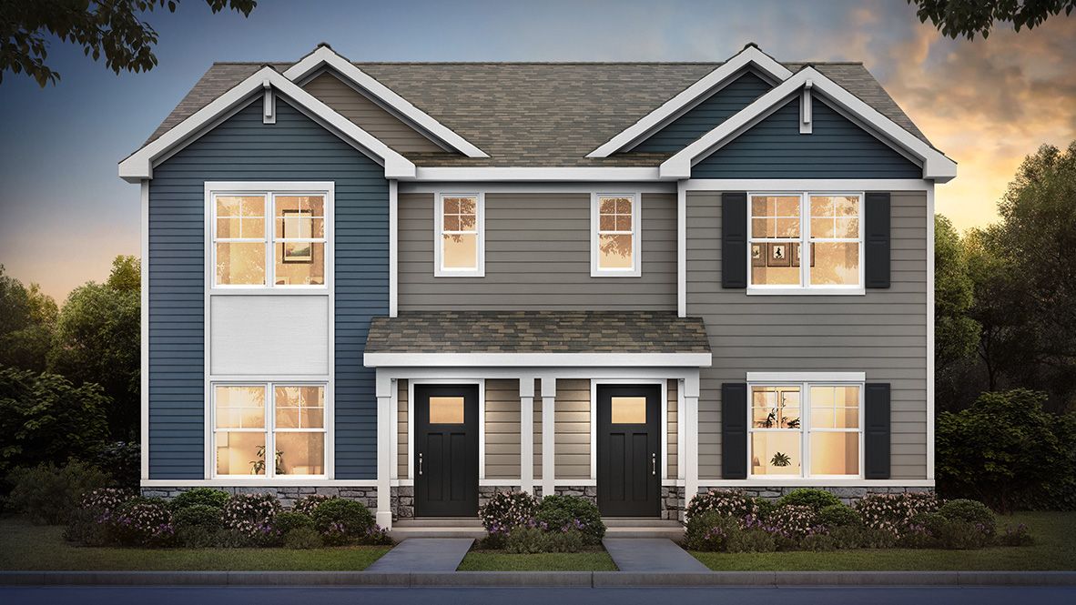 NORFOLK - Schaefer Farm Twinhomes: Burlington, Illinois - D.R. Horton