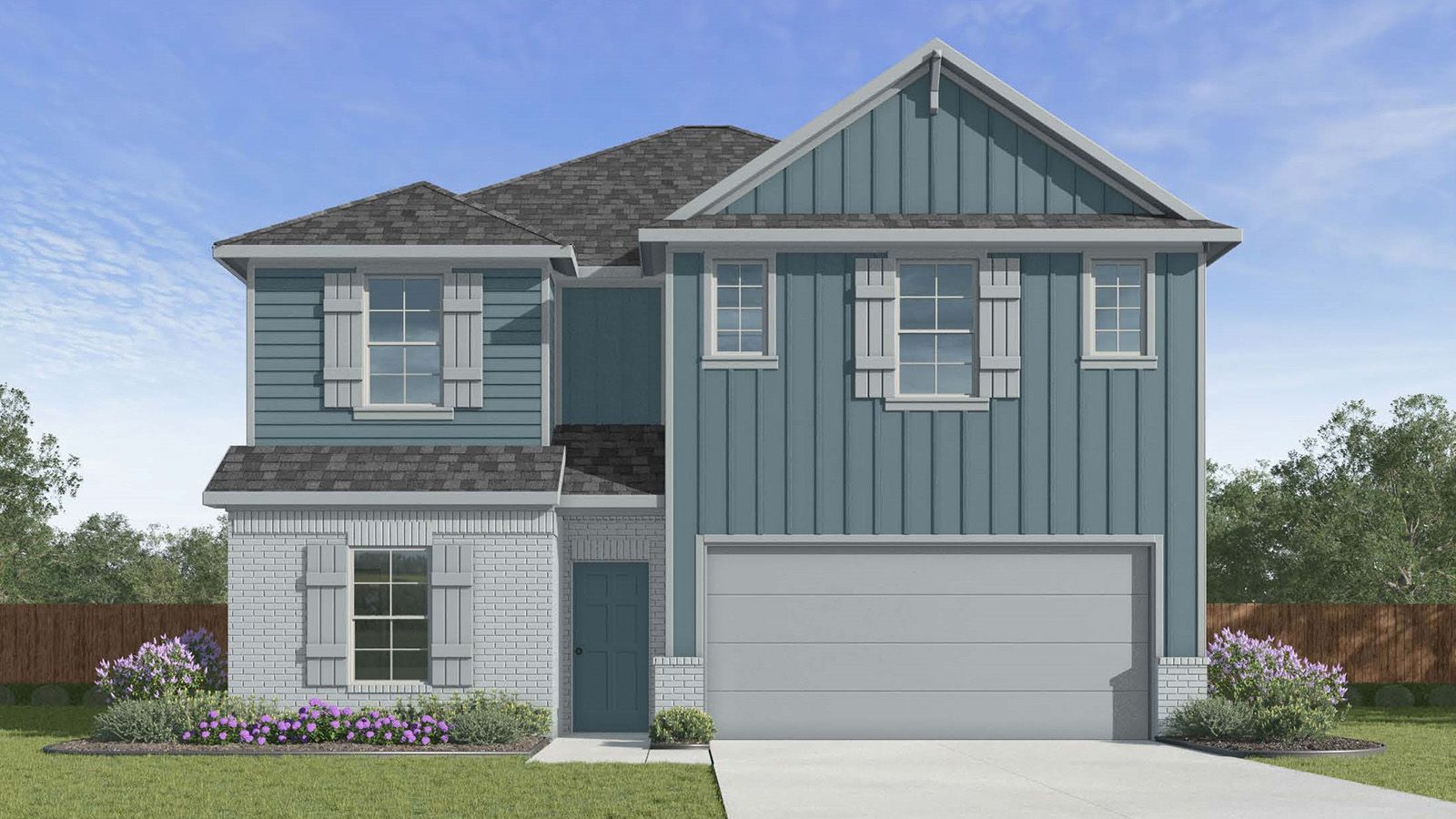 Park Meadows por D.R. Horton en Waco Texas