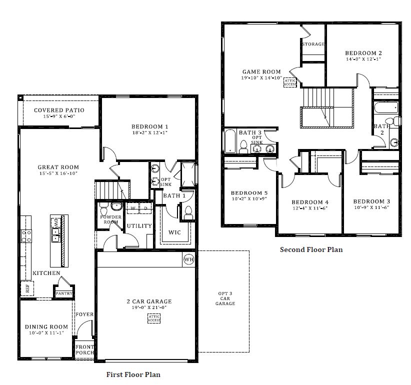 casa en Cleveland Heights Phase II por D.R. Horton Basic