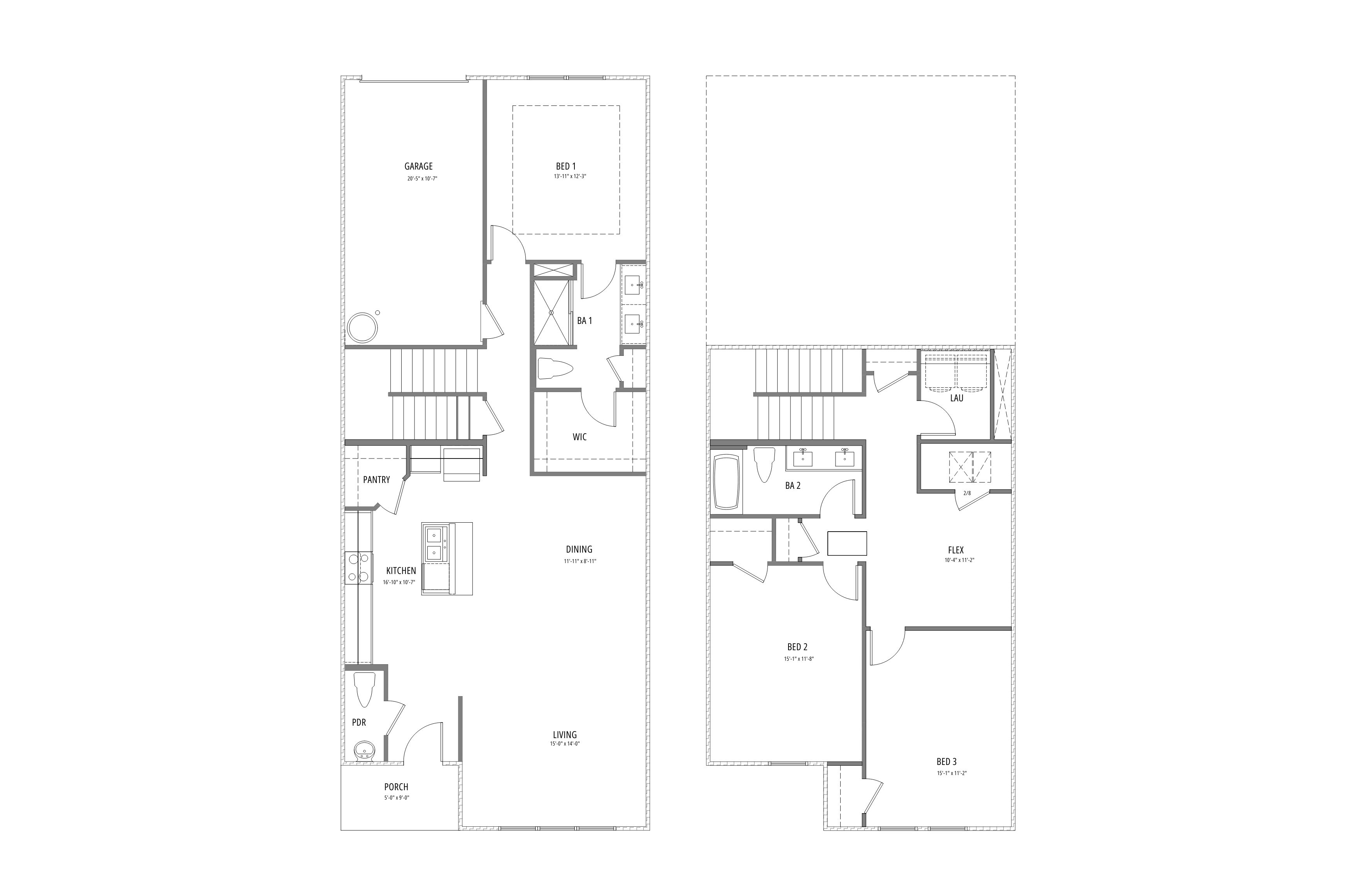 GORDON INTERIOR UNIT - Fallschase: Tallahassee, Florida - D.R. Horton