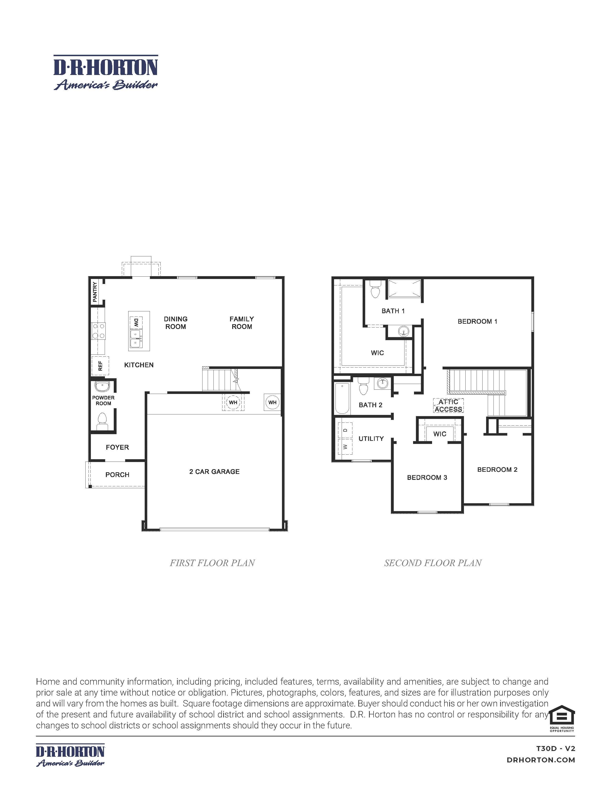 casa en Legacy Village por D.R. Horton Basic
